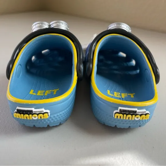 🆕 CROCS Minions Classic Clog Despicable Me Kids/Toddler 7 Blue Yellow NWT