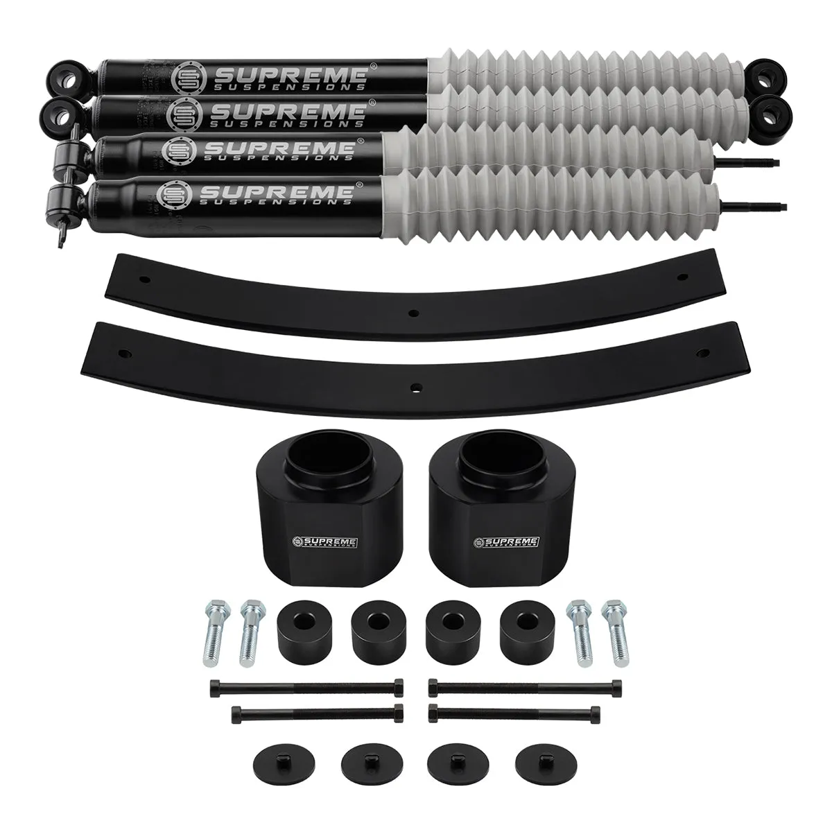 1984-2001 Jeep Cherokee XJ Full Suspension Lift Kit with Transfer Case Drop Kit & MAX Performance Shocks 4WD