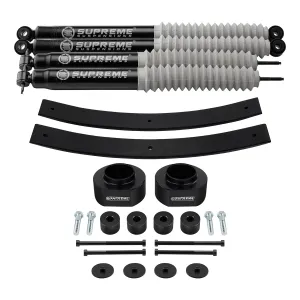 1984-2001 Jeep Cherokee XJ Full Suspension Lift Kit with Transfer Case Drop Kit & MAX Performance Shocks 4WD