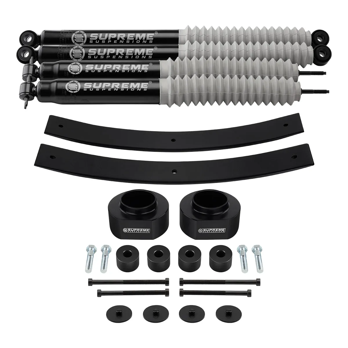 1984-2001 Jeep Cherokee XJ Full Suspension Lift Kit with Transfer Case Drop Kit & MAX Performance Shocks 4WD