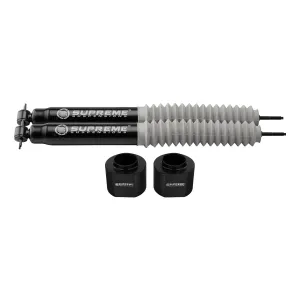 1997-2006 Jeep Wrangler TJ Front Coil Spring Lift Spacers with Supreme Suspensions MAX Performance Shock Absorbers 2WD 4WD