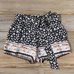 70's Charmer Shorts in Black