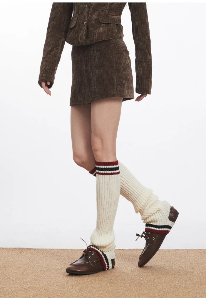 90s Grunge A-Line Mini Skirt | Soft Corduroy Fabric