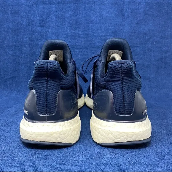 Adidas ultraboost 1.0 navy/white mens athletic sneakers size 9.5 US