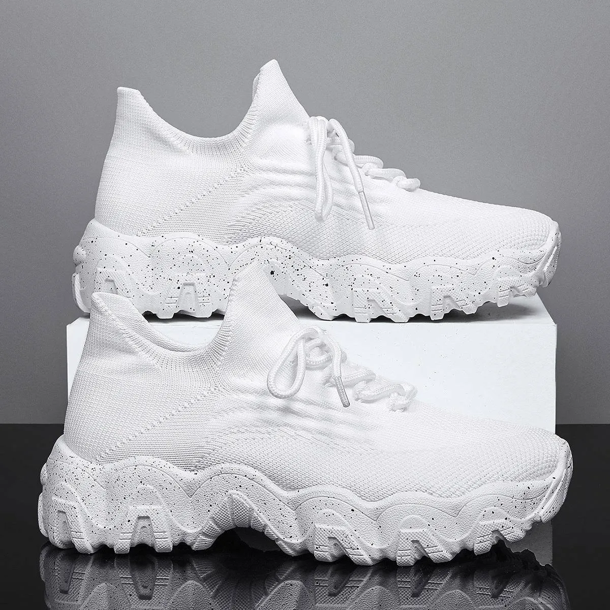 Airy Knit Slip-On Sneakers – Lightweight Comfort for Everyday