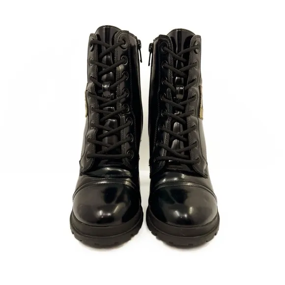 Aldo Glitteratti Lace up High Heel Boots