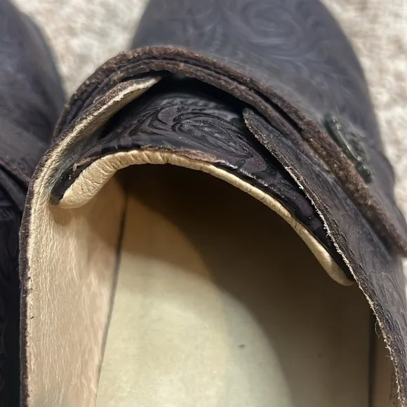 Algeria By PG Lite Slip Resistant Joleen Clogs JOL-422 Leather Upper 42