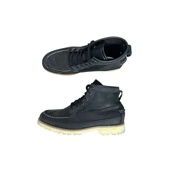 American Eagle Outfitters Men’s 13 Black Chukka Combat Cow Leather Lace up Boots
