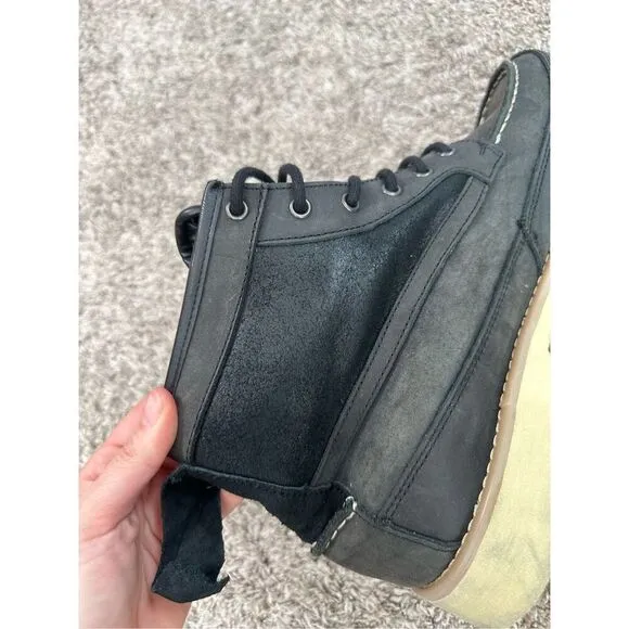 American Eagle Outfitters Men’s 13 Black Chukka Combat Cow Leather Lace up Boots