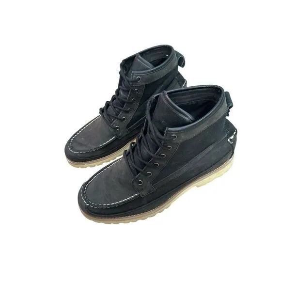 American Eagle Outfitters Men’s 13 Black Chukka Combat Cow Leather Lace up Boots