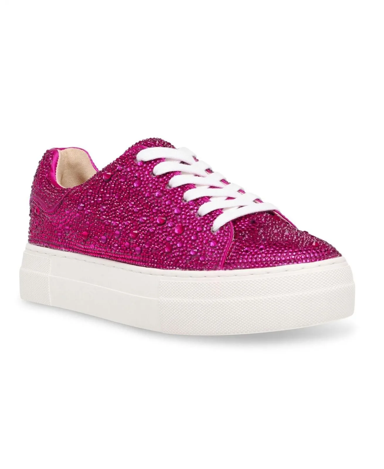 Betsey Johnson Women's Sidny Sneakers Women's Shoes SB-SIDNY Fuschia Pink 6M