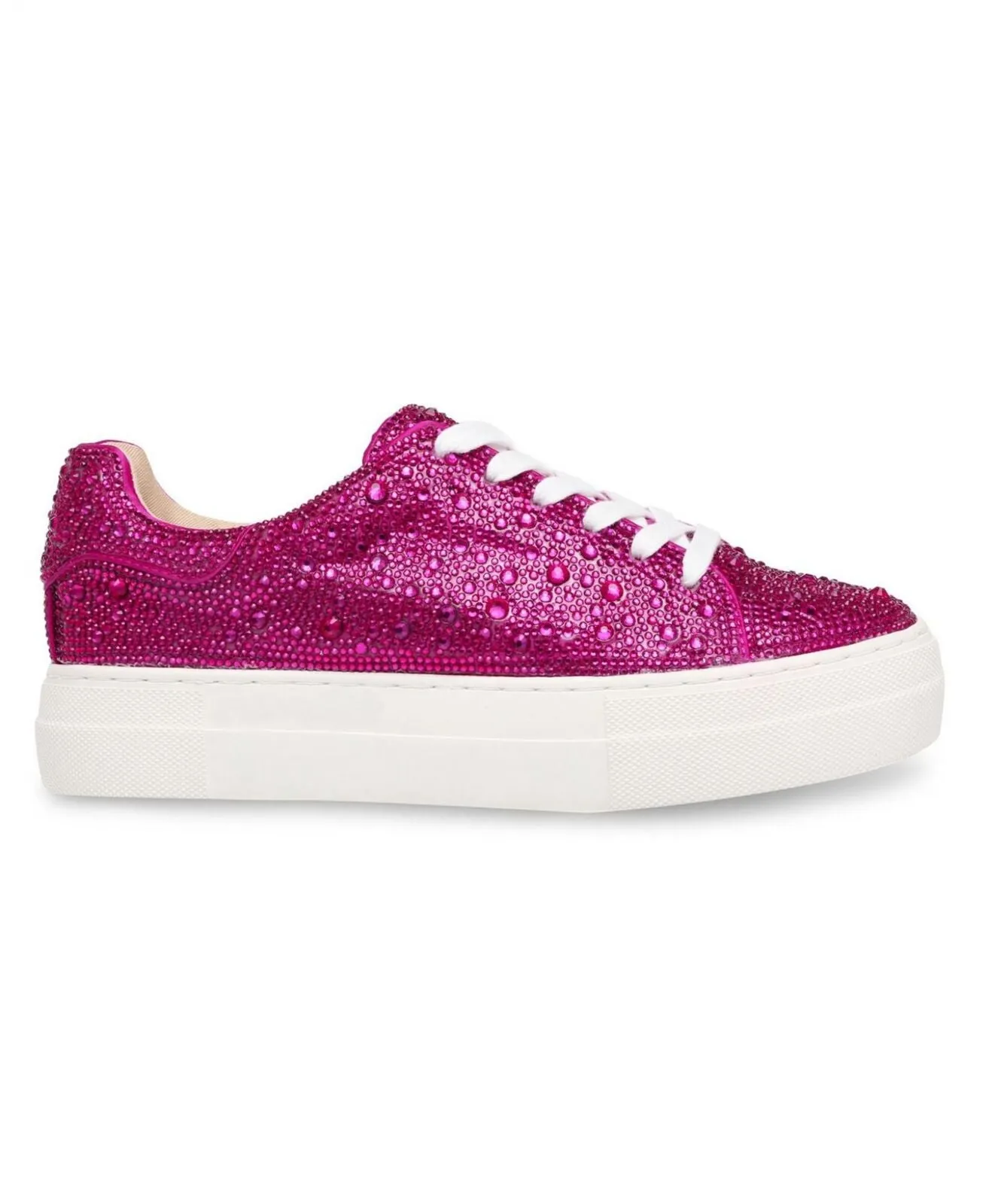 Betsey Johnson Women's Sidny Sneakers Women's Shoes SB-SIDNY Fuschia Pink 6M