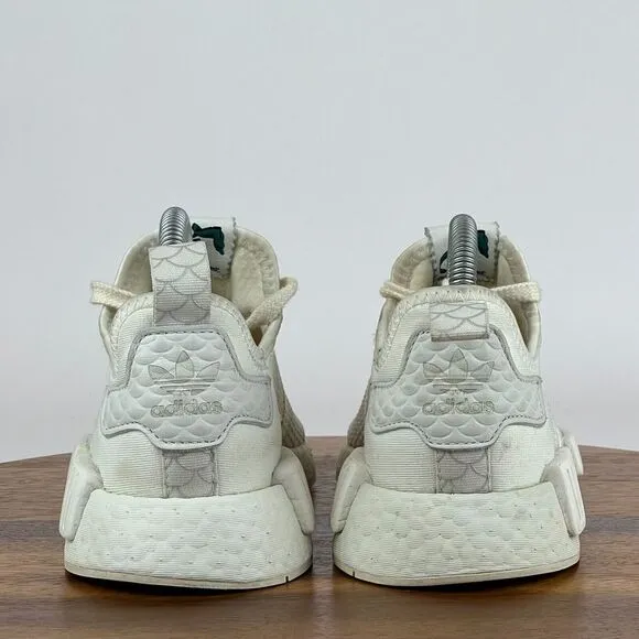 Big Kids Adidas Disney Little Mermaid White NMD Athletic Shoes Sneakers Size 5 Y
