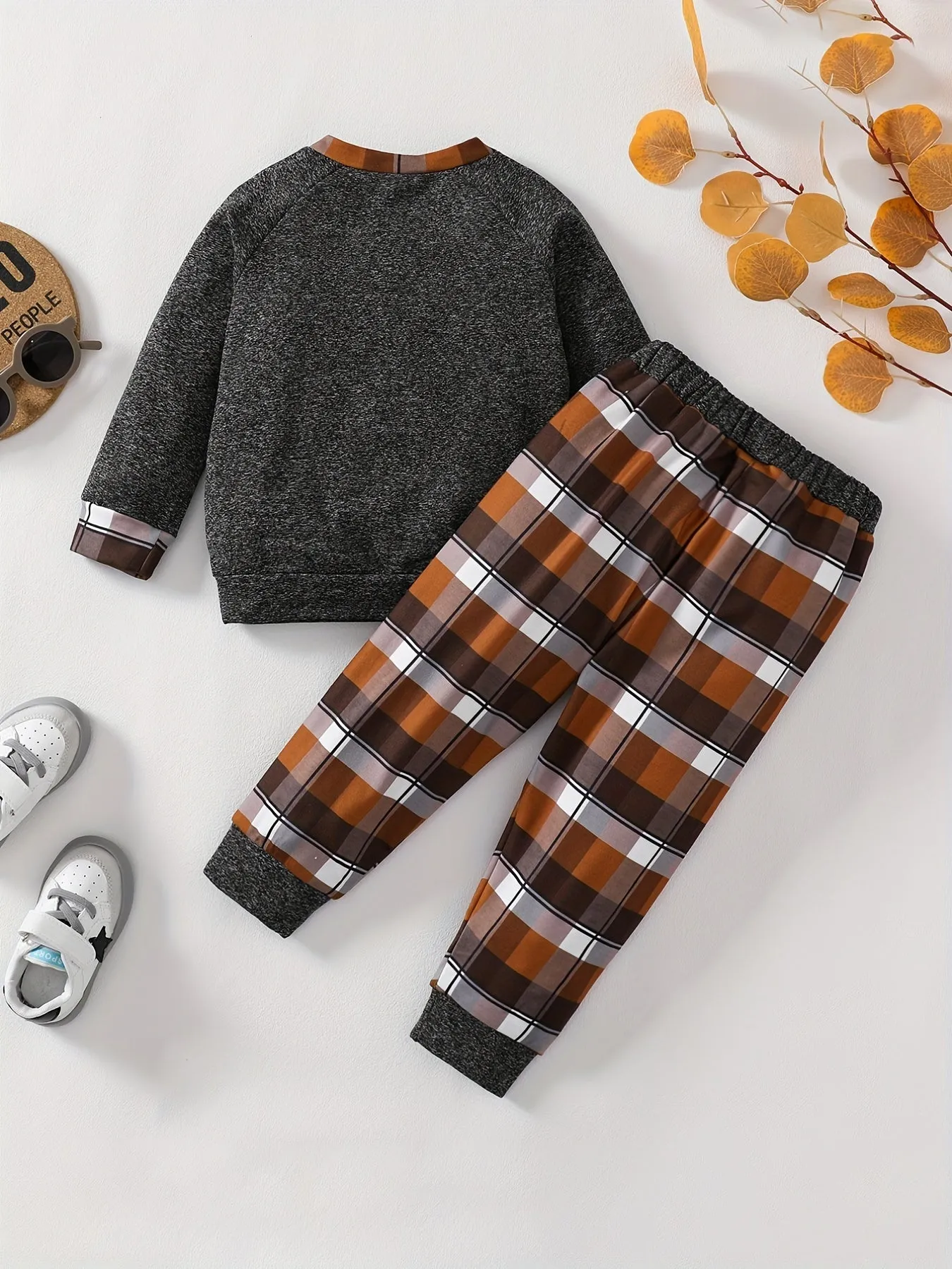 Boys Pullover Sweatshirt & Matching Jogger Pants For Fall Winter New Kids Clothes Baby Clothes