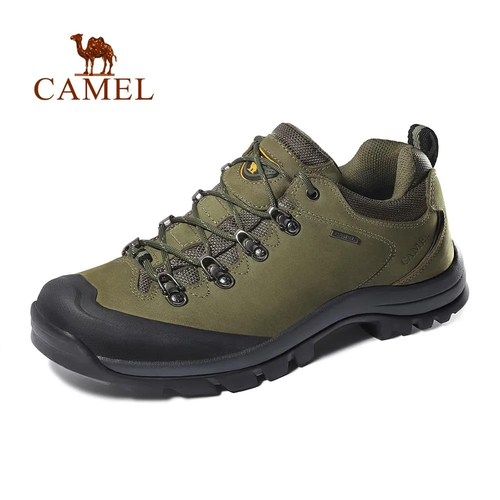 CAMEL Hommes Femmes Randonnée En Plein Air Chaussures En Cuir Antidérapant Respirant Escalade Trekking Randonnée Sneakers