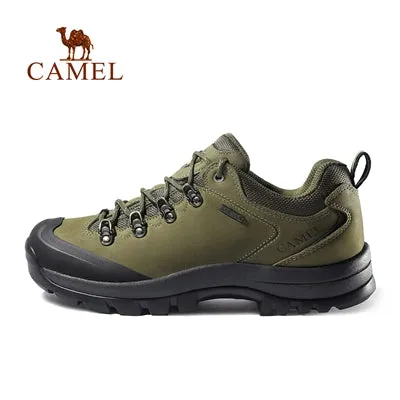 CAMEL Hommes Femmes Randonnée En Plein Air Chaussures En Cuir Antidérapant Respirant Escalade Trekking Randonnée Sneakers