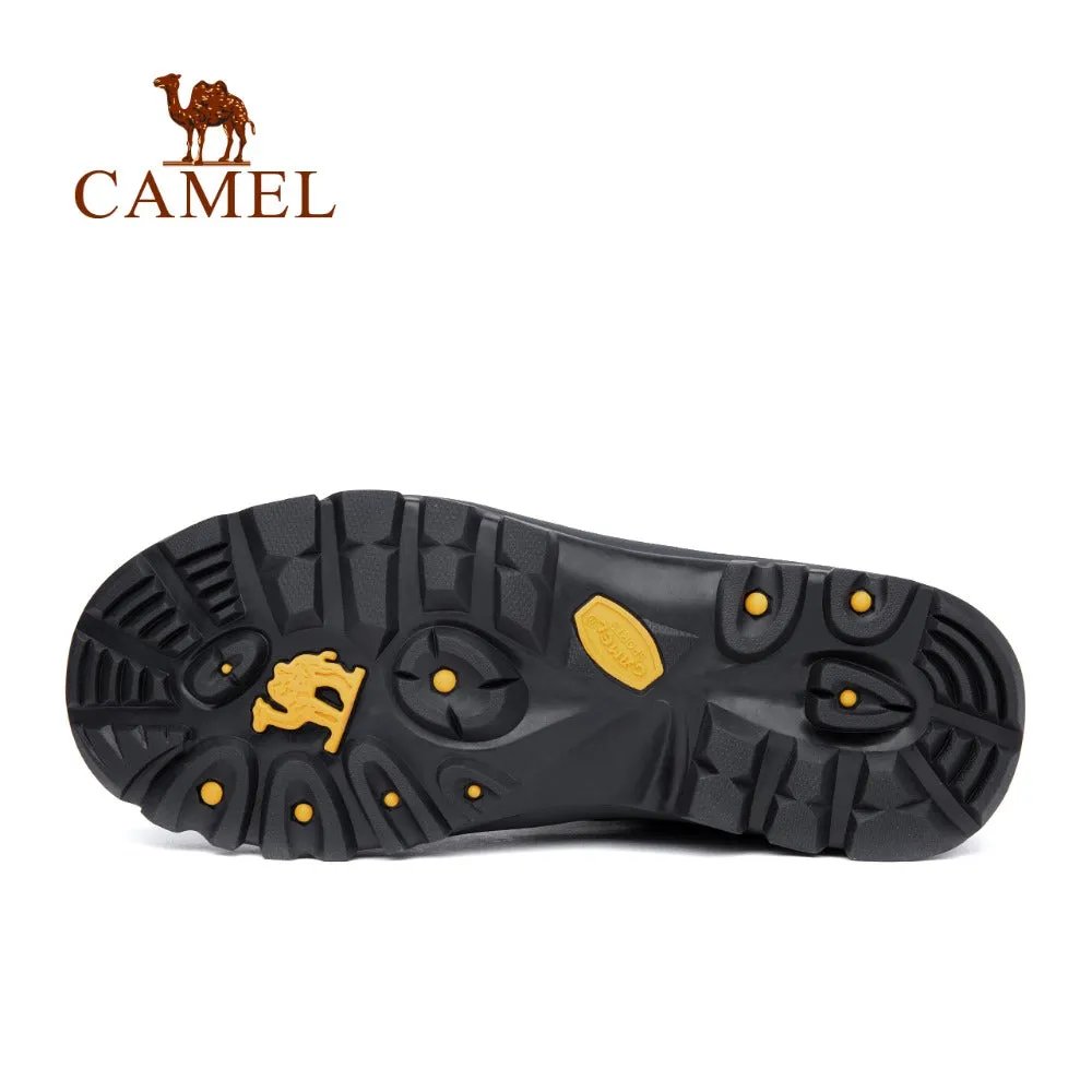 CAMEL Hommes Femmes Randonnée En Plein Air Chaussures En Cuir Antidérapant Respirant Escalade Trekking Randonnée Sneakers