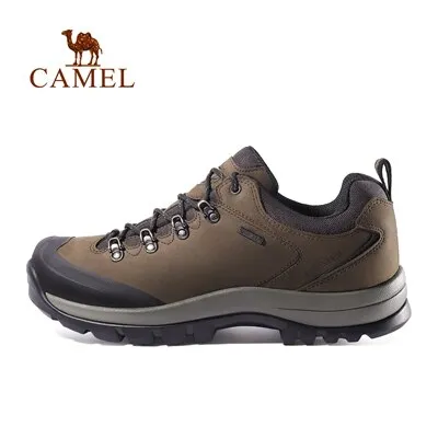 CAMEL Hommes Femmes Randonnée En Plein Air Chaussures En Cuir Antidérapant Respirant Escalade Trekking Randonnée Sneakers