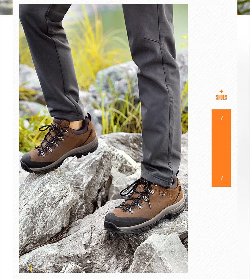 CAMEL Hommes Femmes Randonnée En Plein Air Chaussures En Cuir Antidérapant Respirant Escalade Trekking Randonnée Sneakers