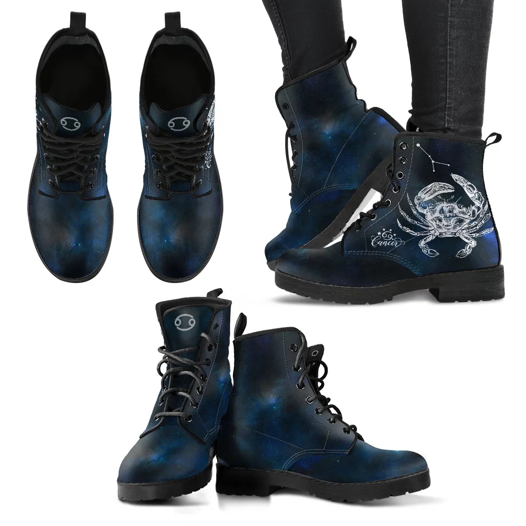 Cancer Crab Zodiac Vegan Boots Astrology June July Birthdays