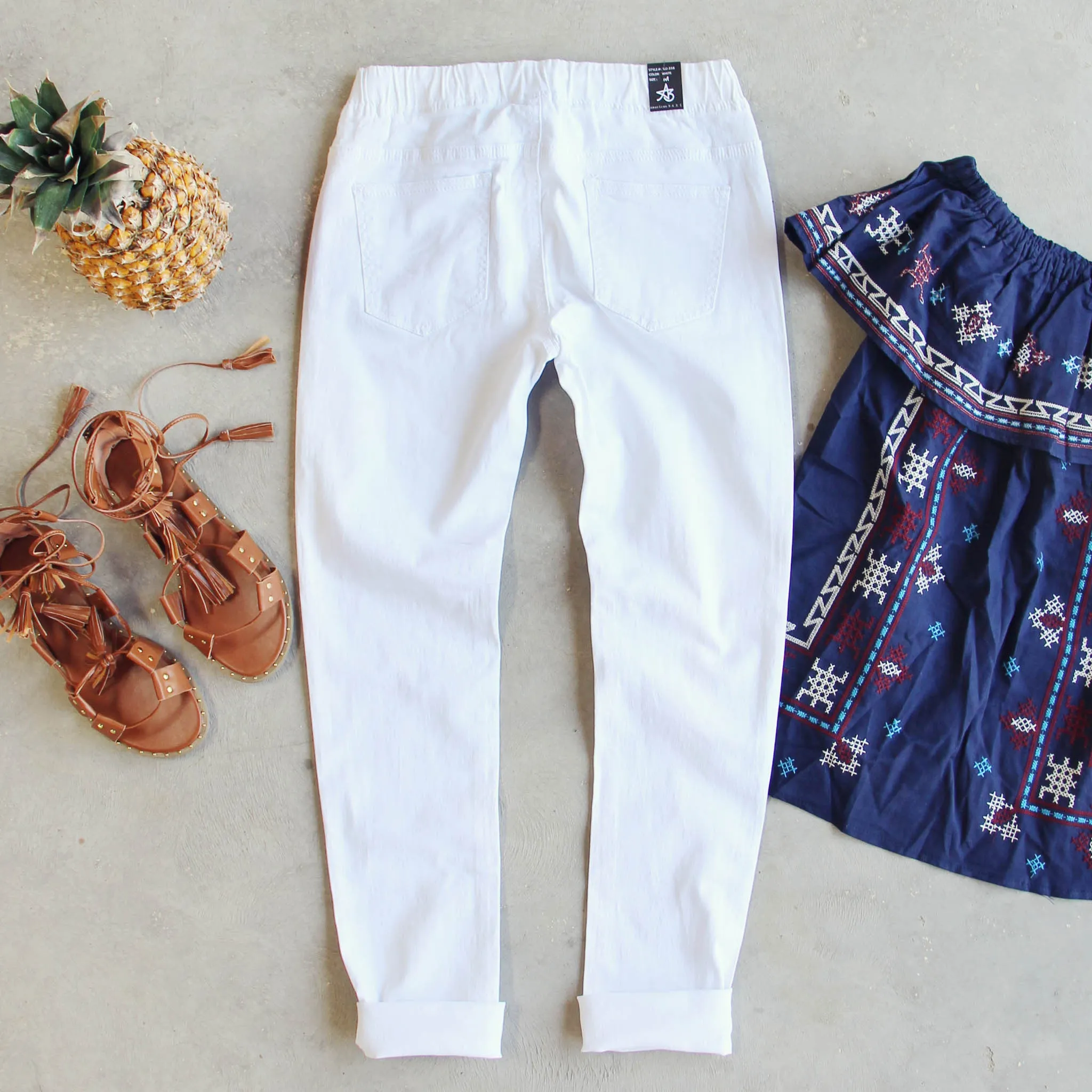 Canyon Sugar Pants in White