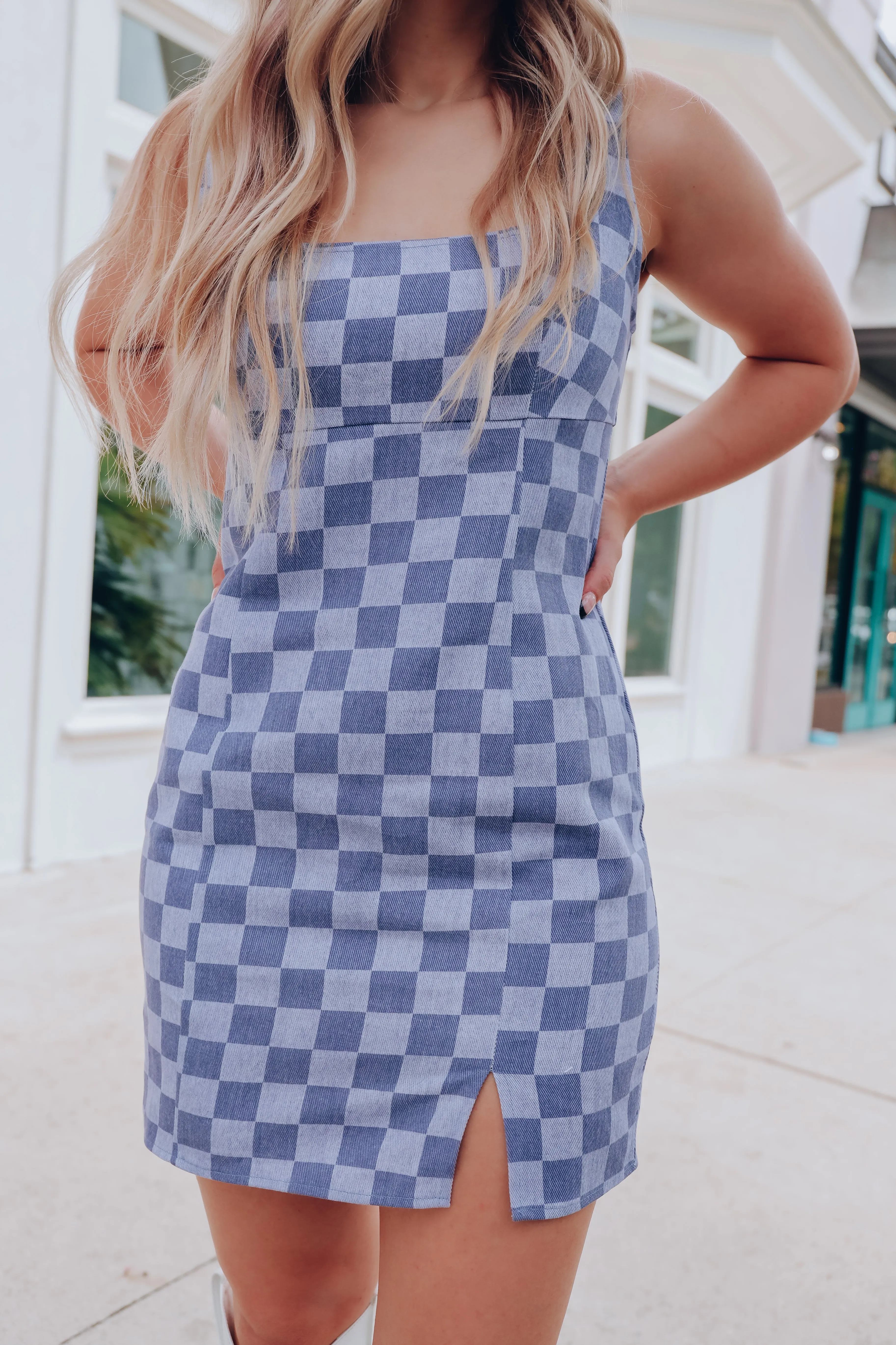 Checkin' In Cotton Mini Dress