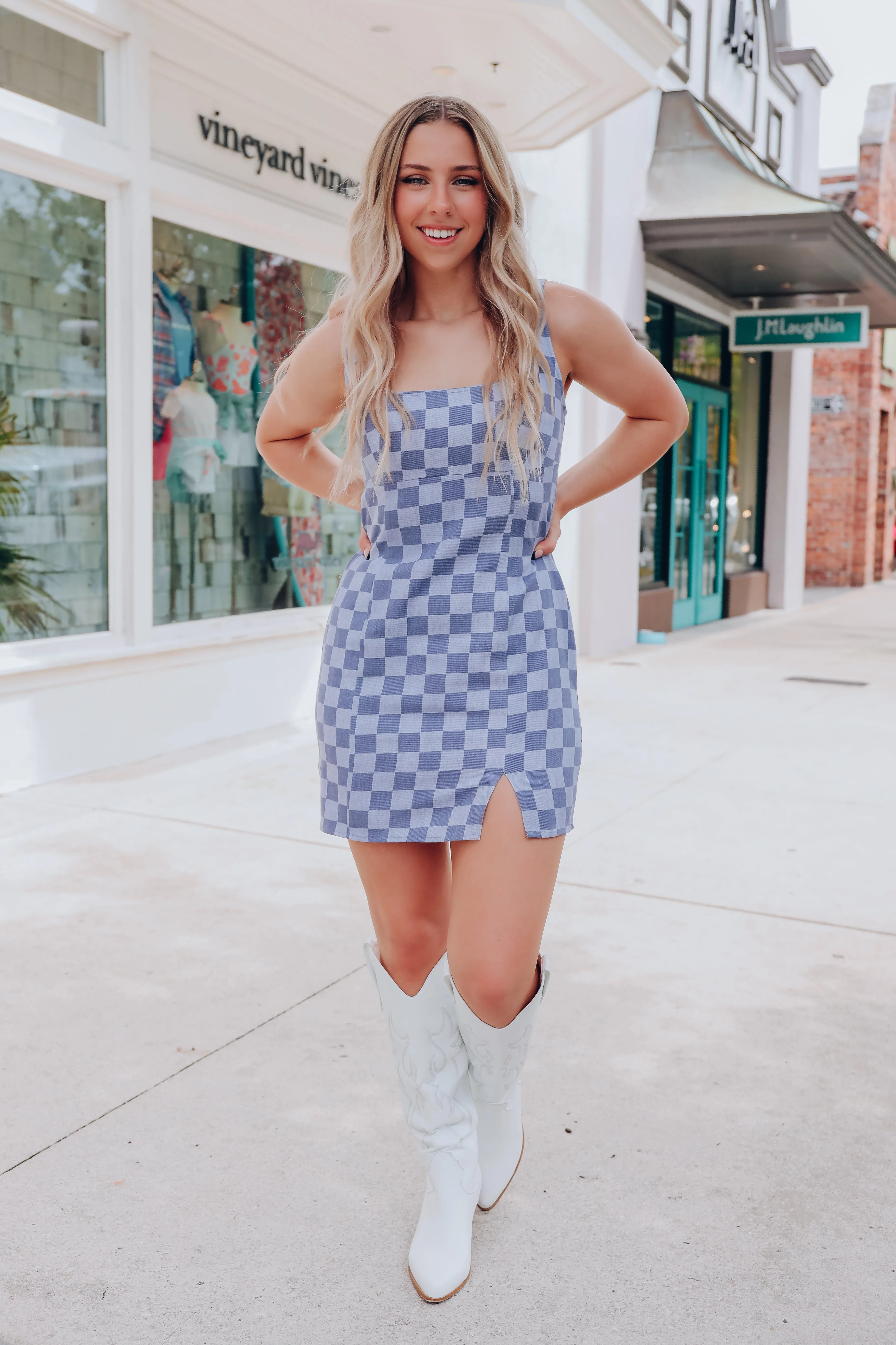 Checkin' In Cotton Mini Dress