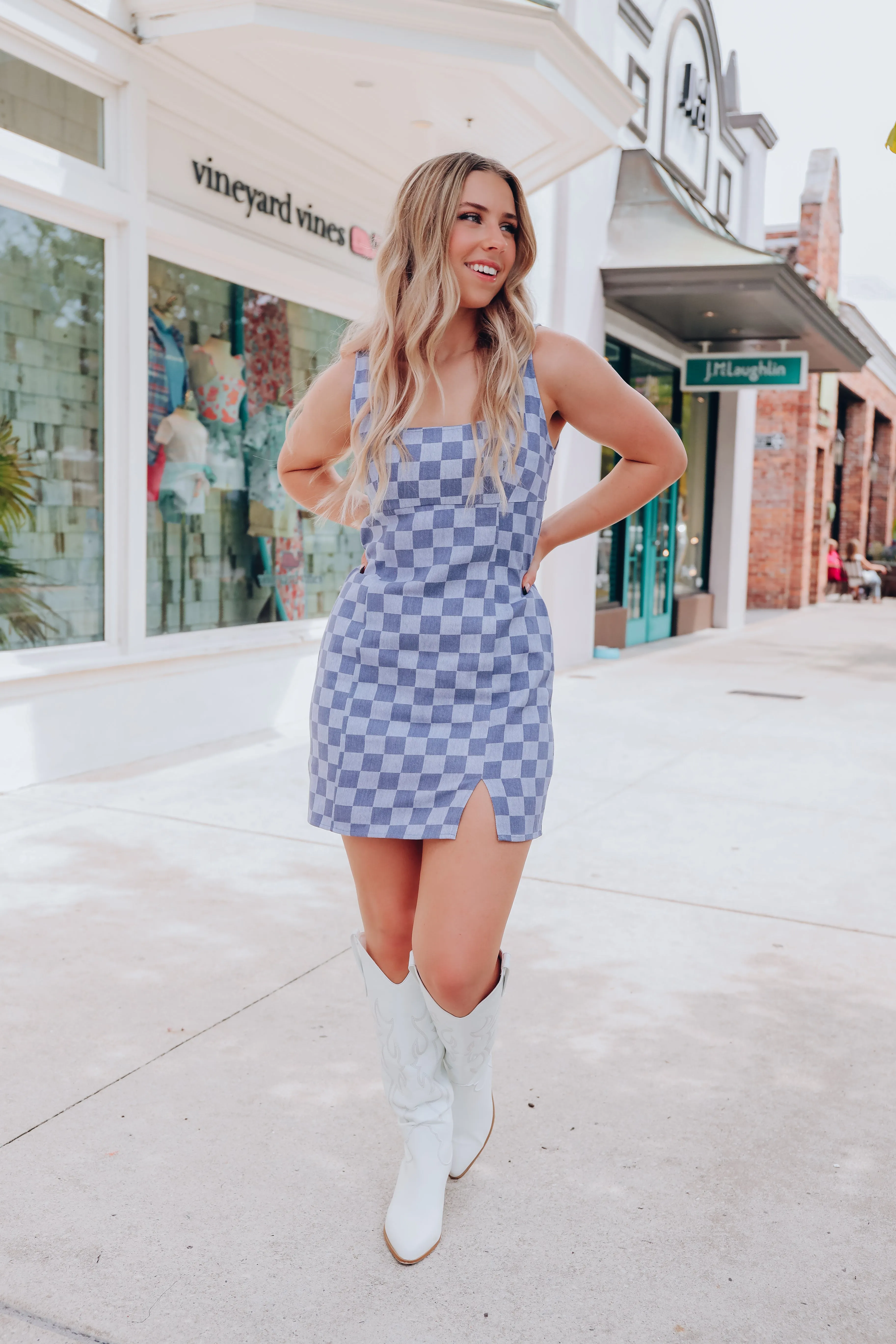 Checkin' In Cotton Mini Dress