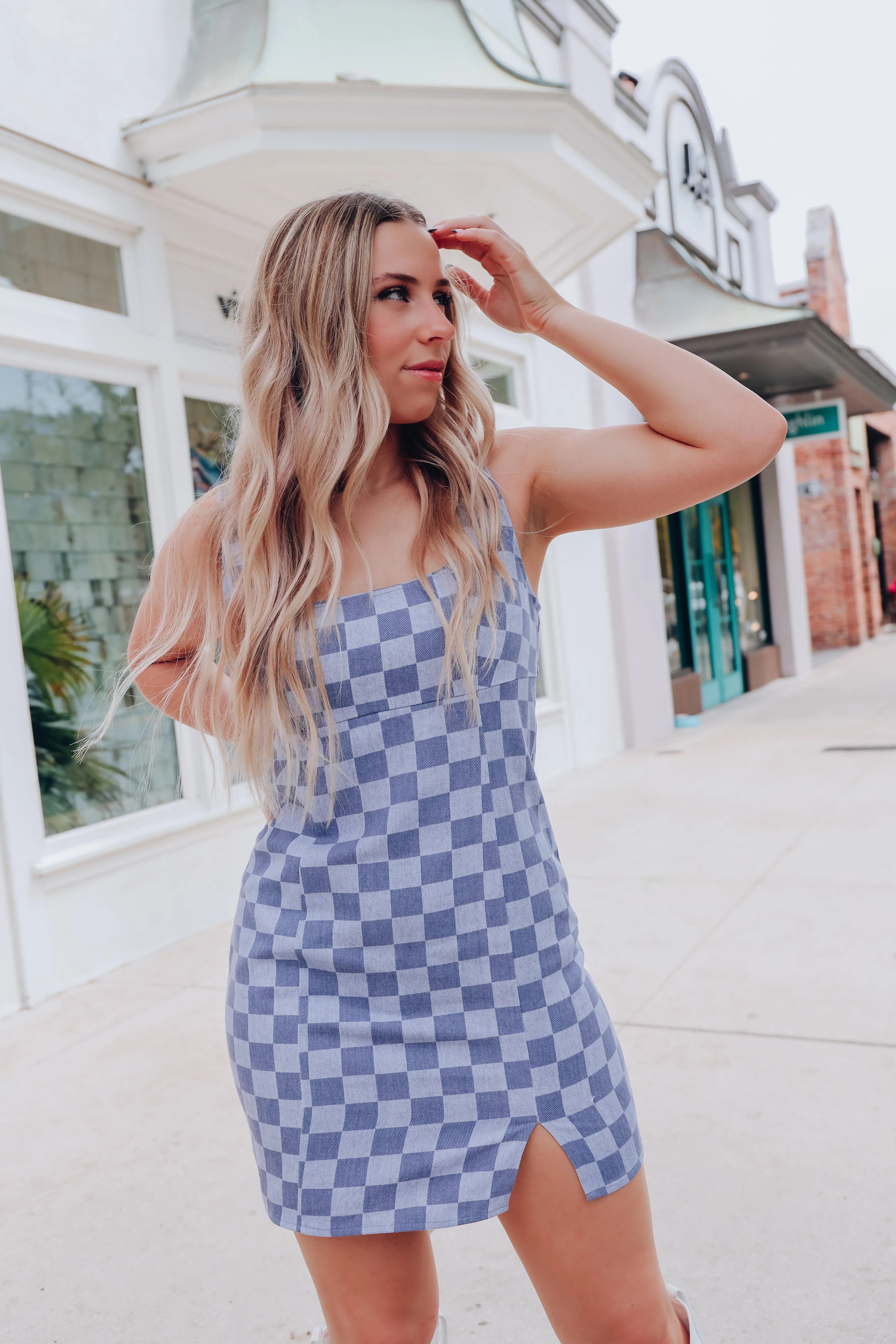 Checkin' In Cotton Mini Dress