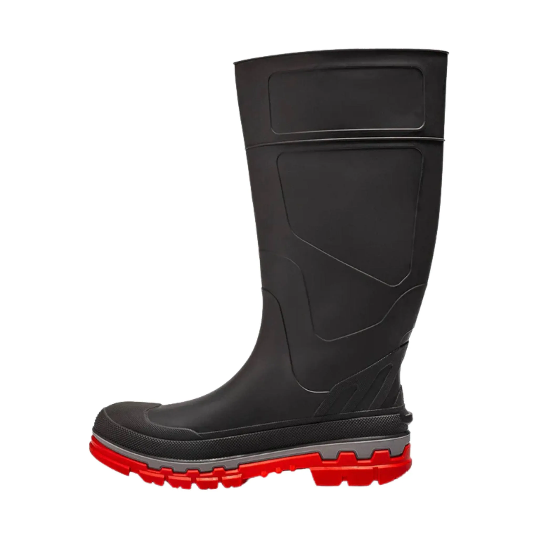 Chinook Men's Kickaxe 15 Inch Waterproof Rubber Work Boots - Black