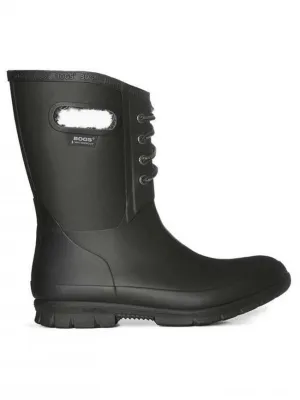 CL72103-7-Black Boots Bogs "Amanda" Lace Up