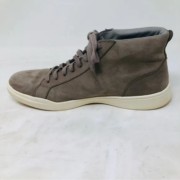 Cole Haan Gray Leather Sneaker Boots