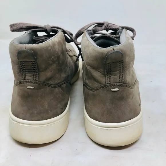Cole Haan Gray Leather Sneaker Boots