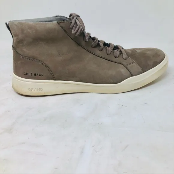 Cole Haan Gray Leather Sneaker Boots