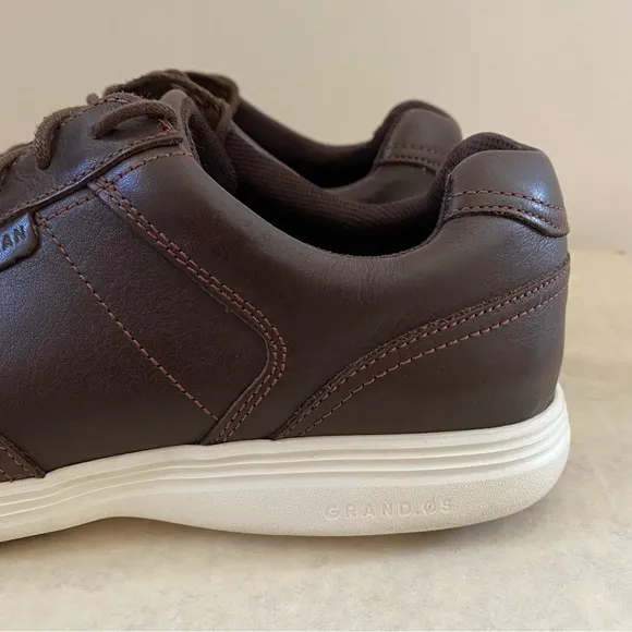 Cole Haan Men's Grand Tour Sport Oxford Sneakers Leather Size‎ 8M Chestnut