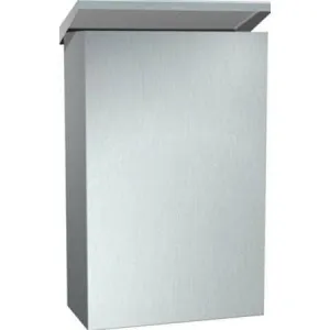 Commercial Restroom Sanitary Napkin Disposal, Surface-Mounted, Stainless Steel ASI 0852