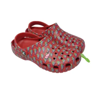 Crocs Classic Clogs Men 9 Women 11 Slip On Holiday Vineyard Vines Christmas Tree