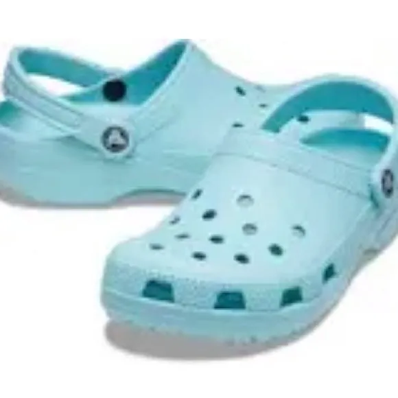 CROCS KIDS CLASSIC GLOW BLUE SIZE C8