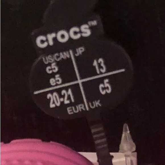 CROCS LITTLE BABY SIZE C5