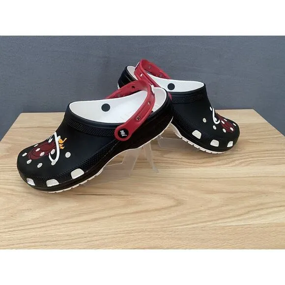 Crocs NBA Miami Heat Classic Clogs for Men Size 9 Women Size 11