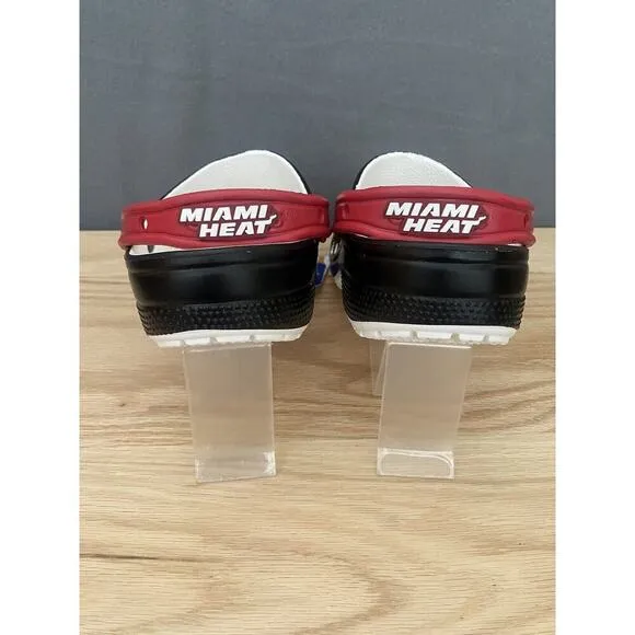Crocs NBA Miami Heat Classic Clogs for Men Size 9 Women Size 11