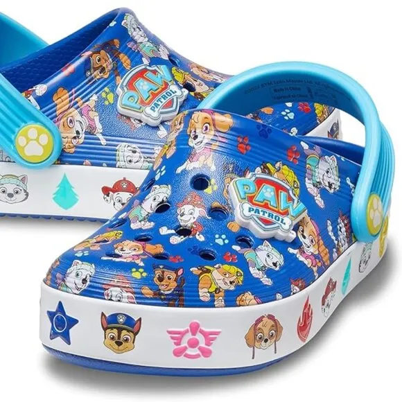 Crocs Toddler Paw Patrol Off Court Clog - Blue NWT, Toddler 4