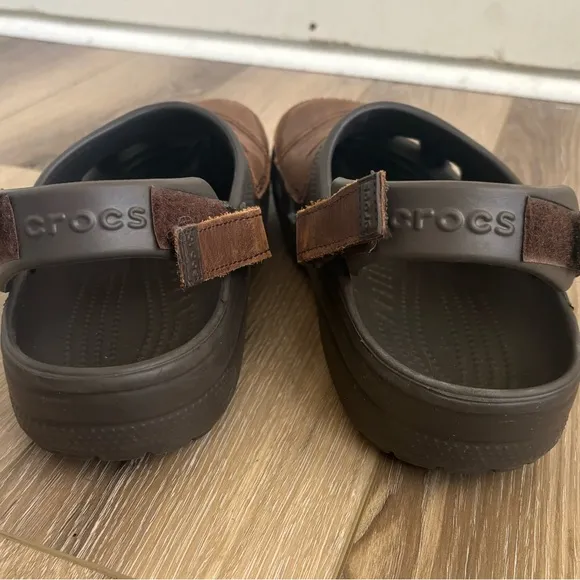 CROCS x Disney Mickey Mouse Brown Clogs Men’s Size 10