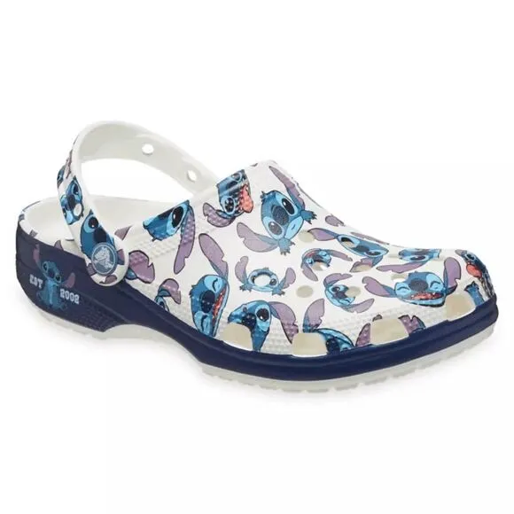 CROCS Stitch Clogs Kids Size 9 / C9 Lilo &amp; Stitch Disney NWT Boys Girls NEW