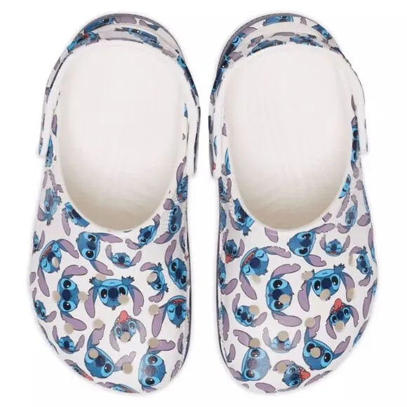CROCS Stitch Clogs Kids Size 9 / C9 Lilo &amp; Stitch Disney NWT Boys Girls NEW