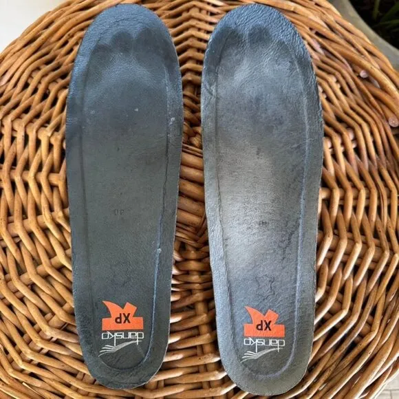 Dansko XP Professional Black Leather Clogs Size 40
