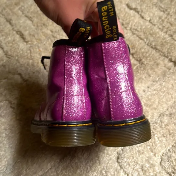 Dr. Marten’s 1460 8-Eye Glitter Toddler Boots