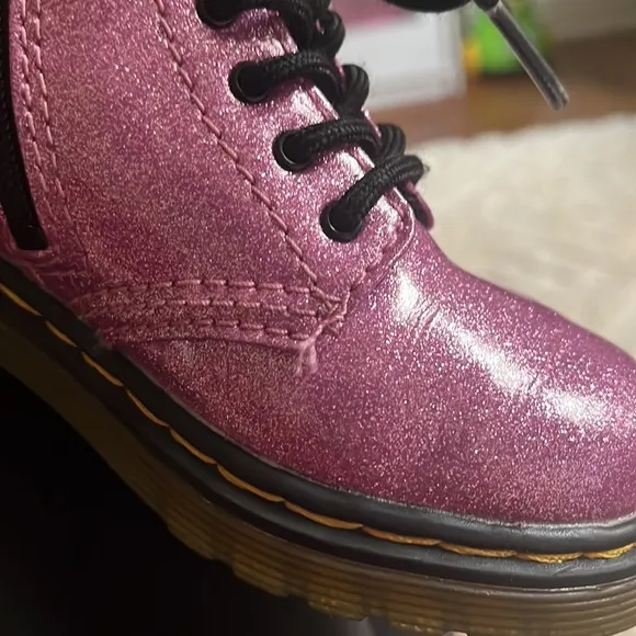 Dr. Marten’s 1460 8-Eye Glitter Toddler Boots