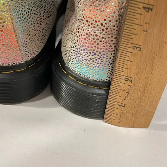 Dr Martens 1460 Pascal J Rainbow Iridescent Boots Kids Youth