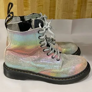 Dr Martens 1460 Pascal J Rainbow Iridescent Boots Kids Youth
